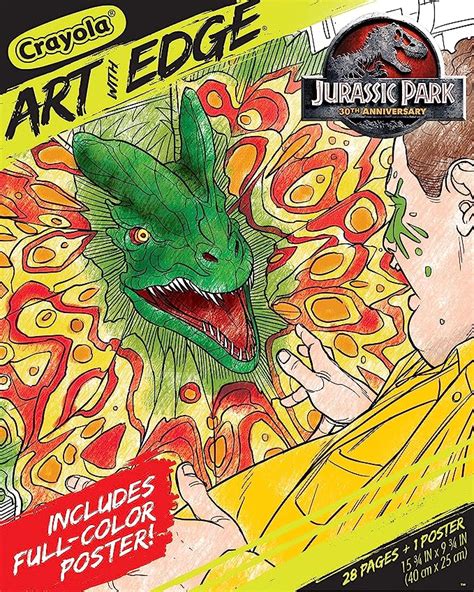 Amazon Crayola Art With Edge Libro Para Colorear De Jurassic