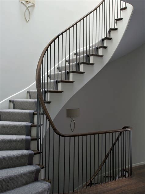 Winding Staircase Contemporary Entrancefoyer Northworks Architects