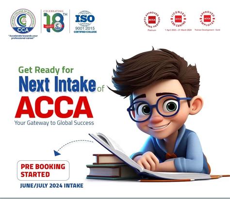 ACCA Program Pre Booking Open For June July 2024 Intake At CCA