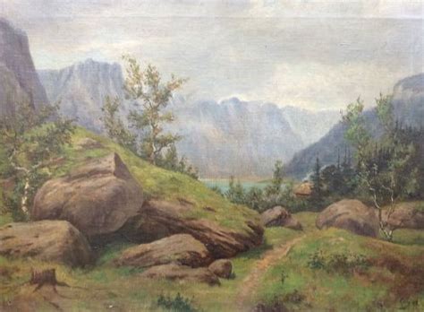 19th Century Swiss Landscape - Oil Painting