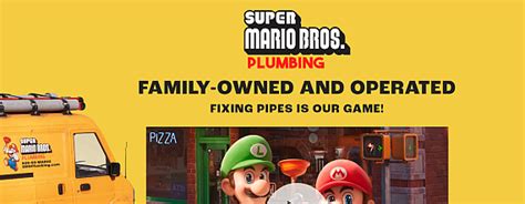 Super Mario Bros Plumbing Tv Commercial Lets A Go Arg