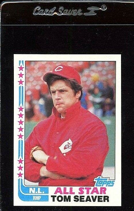 Topps All Star Tom Seaver Hof Cincinnati Reds Ebay