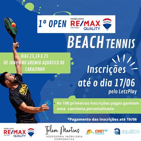 Informações do Torneio 7º Etapa 2023 CNBT 100 1º OPEN REMAX QUALITY