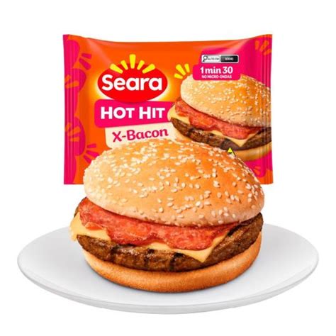 Sanduíche x bacon Seara Hot Hit 145g Sonda Supermercado Delivery