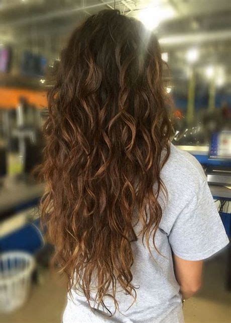 Permanente Wavy Cheveux Long Beauté Et Style