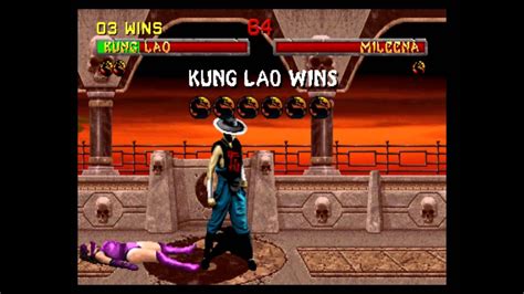 Mortal Kombat 2 Kung Lao Playthrough YouTube