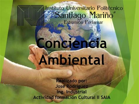 Conciencia Ambiental Ppt