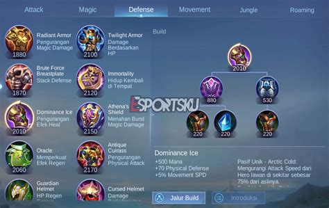 5 Item Counter Meta Healing Mobile Legends ML Esportsku