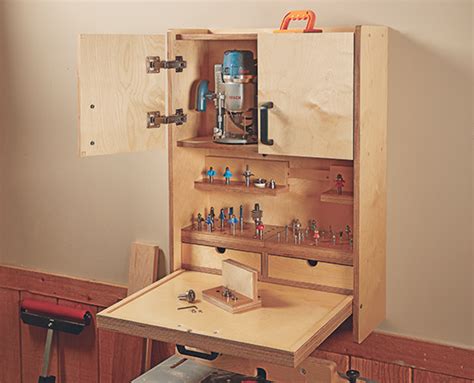 Router Cabinet Woodworking Project Woodsmith Plans