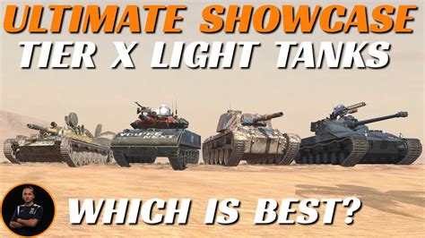 Playing All Tier X Light Tanks SHOWCASE WoT Blitz YouTube