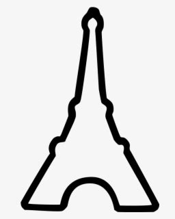 Transparent Torre Eiffel Dibujo Png Silhouette Eiffel Tower Png