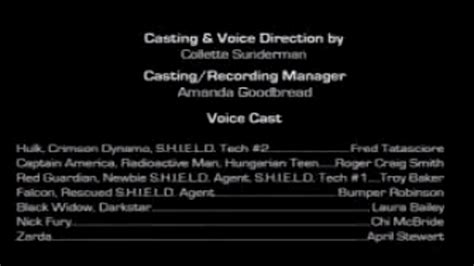 Rescued Shield Agent Voice Avengers Assemble Tv Show Behind The Voice Actors