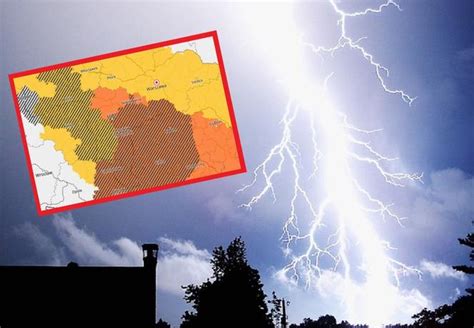 Burze z gradem w Łódzkiem Pomarańczowy alert pogodowy w Łodzi Łódź