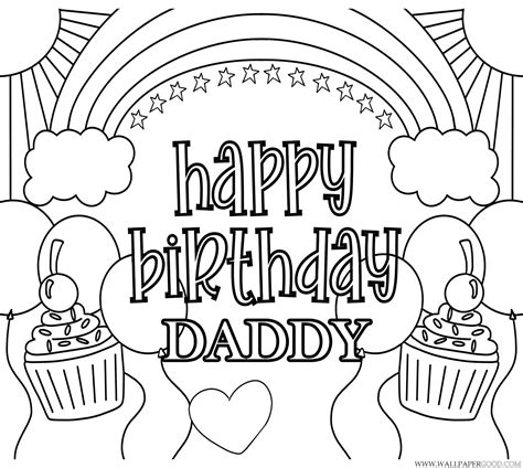 Happy Birthday Daddy Printable Cards