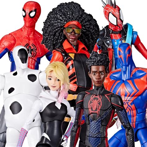 Marvel Legends Spider Man Across The Spider Verse Wave 1 Set Of 7