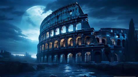 The Famous Roman Amphitheater Colosseum Of The Roman Empire Fantastic