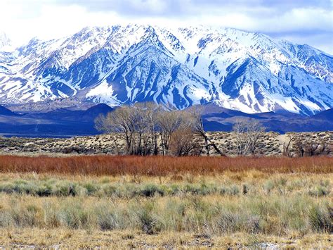 Snow Capped Mountains in Bishop, CA