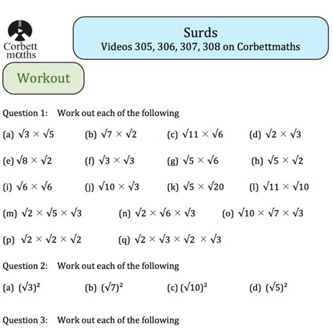 Textbook Exercise Page 7 Corbettmaths