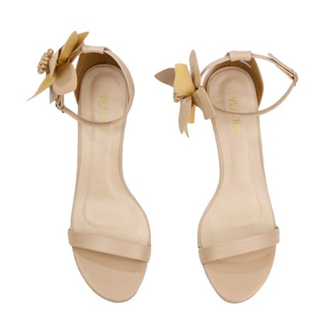 Sandália Vestige Nude Salto Fino