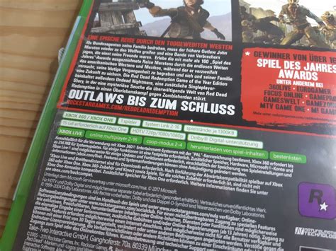 Red Dead Redemption 1 Game Of The Year Goty Ed Xbox 360 One Kaufen Auf Ricardo