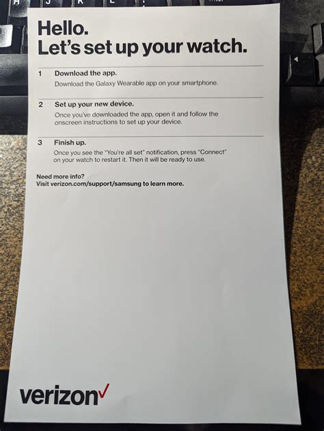 Verizon Instructions for setting up Google Pixel Watch. LOL. Typical