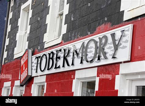 Sign Over Tobermory Tackle And Books Shop Tobermory Isle Of Mull