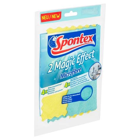 Spontex Magic Effect Microfibre 2 Pcs Tesco Groceries