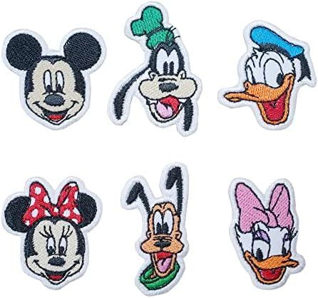 Amazon Octory Pcs Mini Set Cute Cartoon Mickey Iron On Patch For