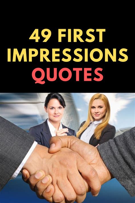 49 First Impressions Quotes