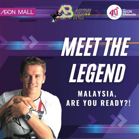 Video Football Legend Michael Owen To Visit Aeon Malls In Malaysia