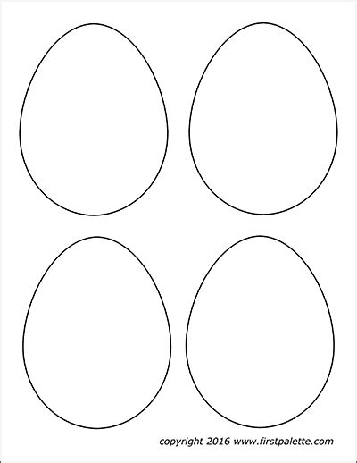 Easter Eggs Free Printable Templates And Coloring Pages