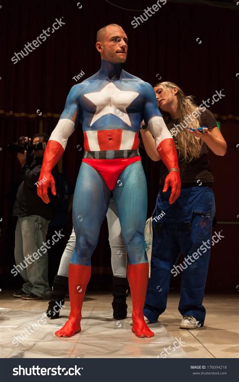 Milan Italy February 8 Bodybuilder During Stock Photo 176094218