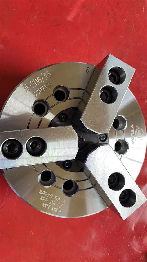 N A Hydraulic Hollow Jaw Power Chuck With Flange China Cnc