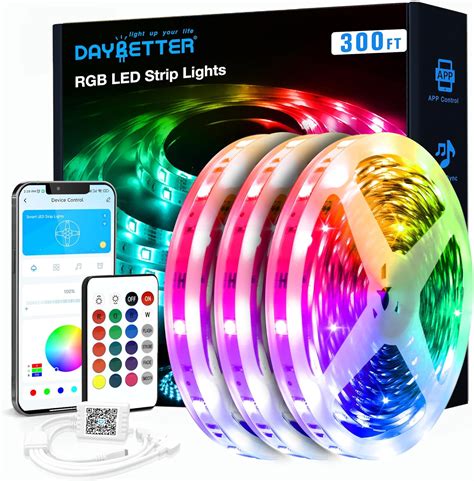 Amazon DAYBETTER LED Strip Lights 300 Ft Smart Light With App