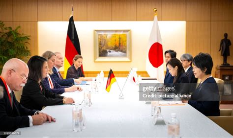 Annalena Baerbock Foreign Minister Meets Yoko Kamikawa Foreign