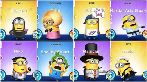 Minion Rush Spy Gru VS Mom VS Striker VS Niko VS Snakey Stuart VS