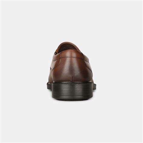 Hush Puppies Brown Leather Formal Slip On Shoes For Men Bata