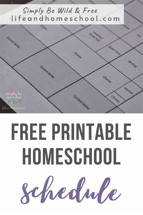 Learn How To Create A Simple Homeschool Schedule That Works With All Of