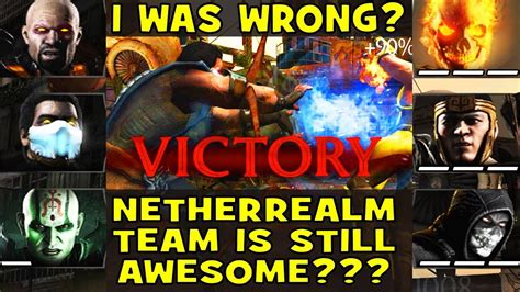 Mkx Mobile Netherrealm Pack Team Destroys Faction Wars Epic Victory