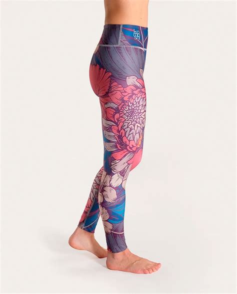 BLOSSOM LEGGINGS ESTAMPADOS YOGA RUNNING FITNESS GYM