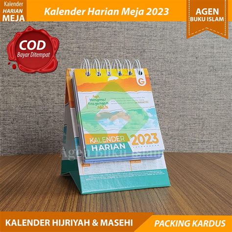 Jual Kalender Harian Muslim Kalender Meja Kalender Duduk Bisa