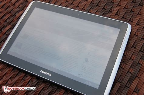 Review Samsung Galaxy Note Gt N Tablet Notebookcheck Net