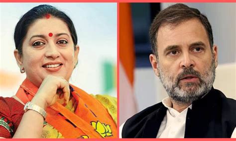 Smriti Irani Questions Rahul Gandhi S Meeting In Us With Member Of Body