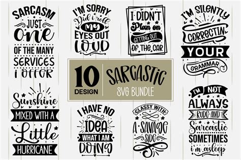 Sarcastic Svg Bundle Svg Bundle Svg Files For Cricut Svg Bundles