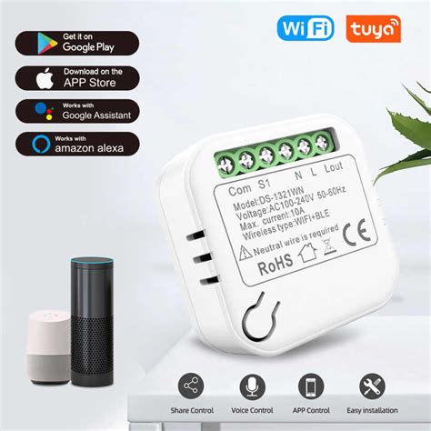 Smart Wifi Wireless Switch - XZJ Rohs Ce 10A Mini Smart Switch