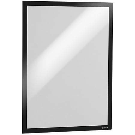 Durable DURAFRAME Self Adhesive Magnetic Frame A4 Format In Black