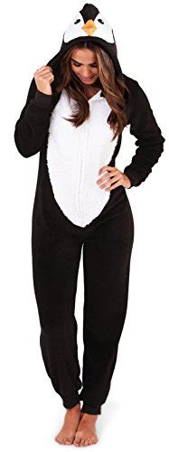 Womens Penguin Onesie Hooded With Beak Onesie Onesie