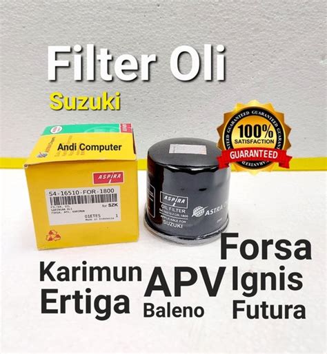 Jual Filter Oli Suzuki Ignis Ertiga Baleno Futura APV Karimun Splash