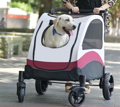 Cochecito De Mascota Para Perro Grande Carro Plegable Port Til Para