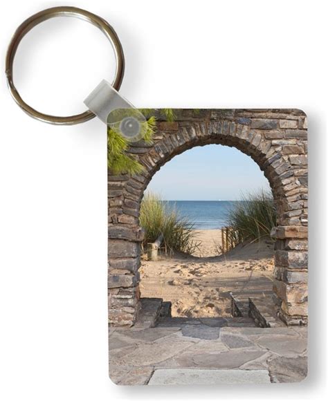 Sleutelhanger Doorkijk Strand Duin Planten Uitdeelcadeautjes